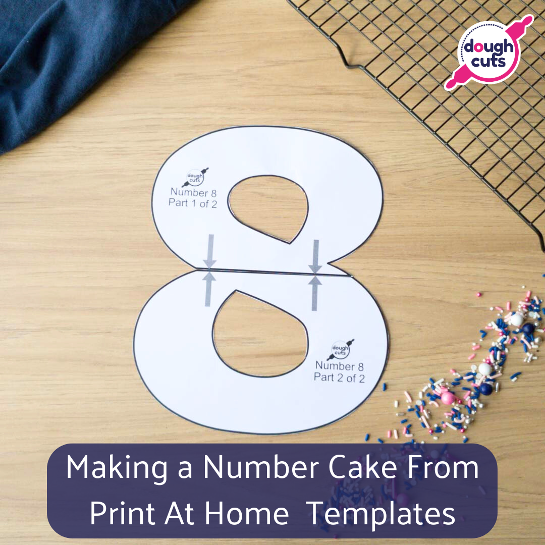 How to Make Number Cakes Using Print-at-Home Baking Templates