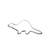 Brontosaurus Dinosaur 10cm Cookie Cutter Stainless Steel