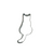 Cat Sitting  6.5cm Cookie Cutter Stainless Steel