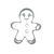 Gingerbread Man 12cm Cookie Cutter Stainless Steel