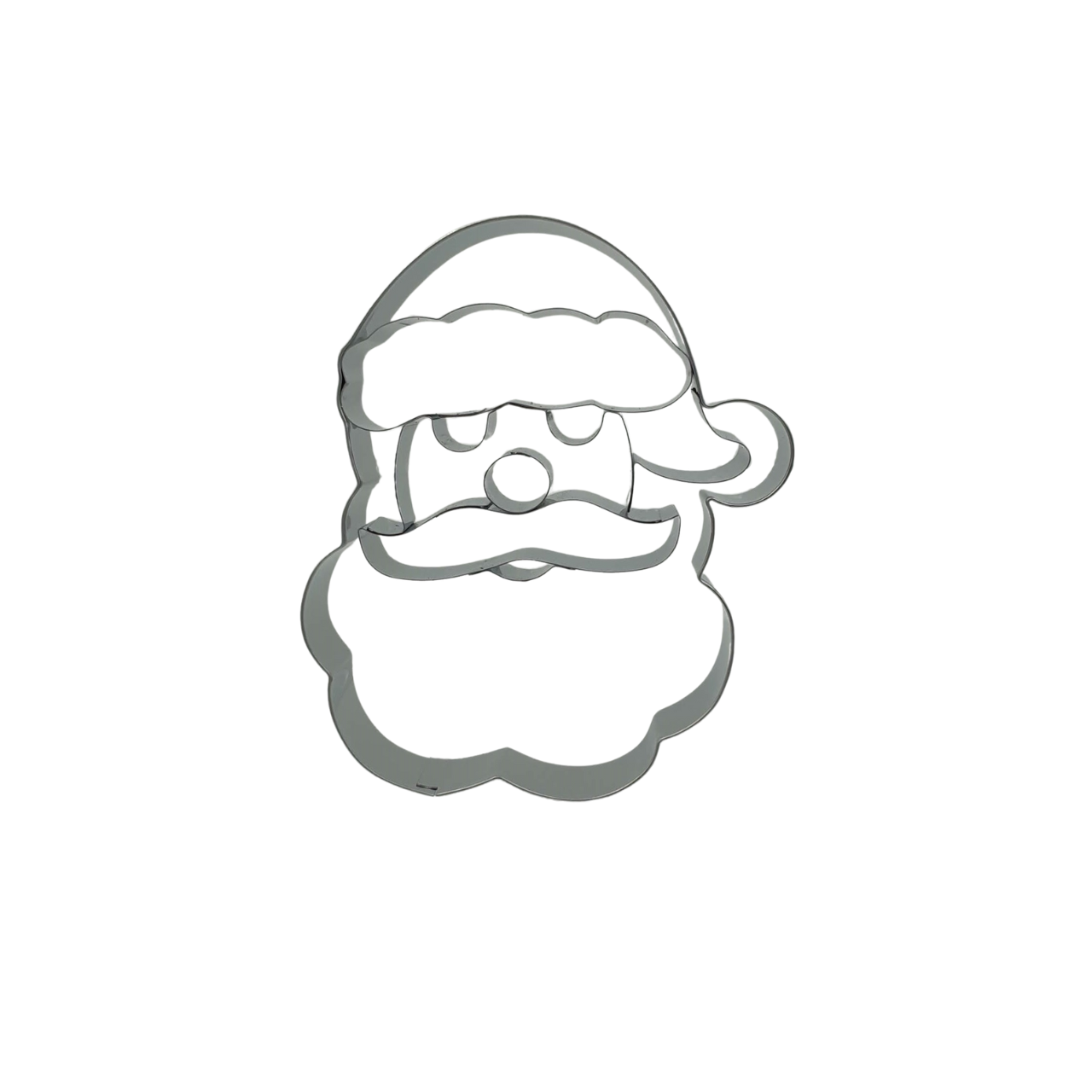 Santa Face 10.5cm Cookie Cutter Stainless Steel